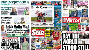 What the papers say: Saturday's front pages