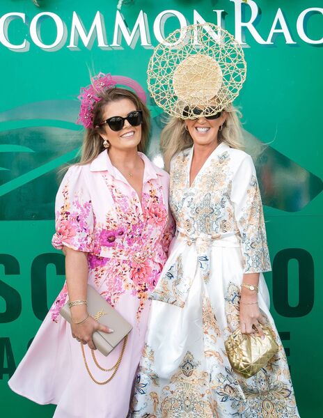 Pictured at Ladies Day at Roscommon Race were Sorcha O'Dowd and Ciane Fahy. Pic. Michelle Hughes Walsh 