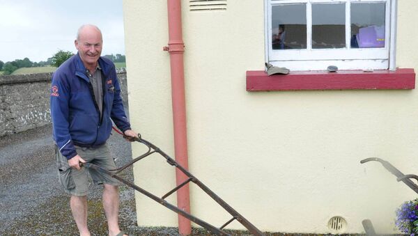 Ploughing his furrow on Heritage Day in Ballintubber last year was Nial Brady. Pic. Liam Reynolds