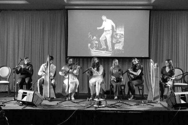 A special concert was held in memory of former committee member the late Arthur Boyle following the official launch of the O'Carolan Harp Festival and Summer School in Kilronan Castle Estate and Spa on Monday. Picture: David Knight