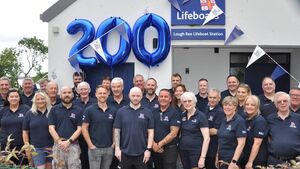 Local RNLI volunteers part of a special moment in history