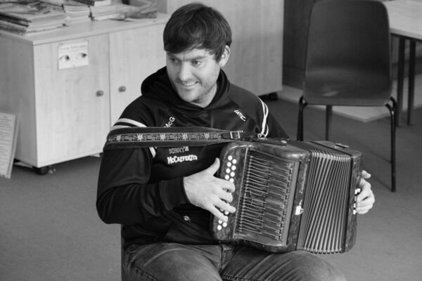 Enjoying one of the many music classes organised as part of the 44th annual O’Carolan Harp Festival and Summer School in Keadue. Picture: David Knight
