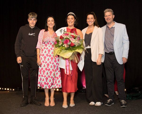 Tara with her family, parents Michael and Rosaleen Keane, sister and brother.