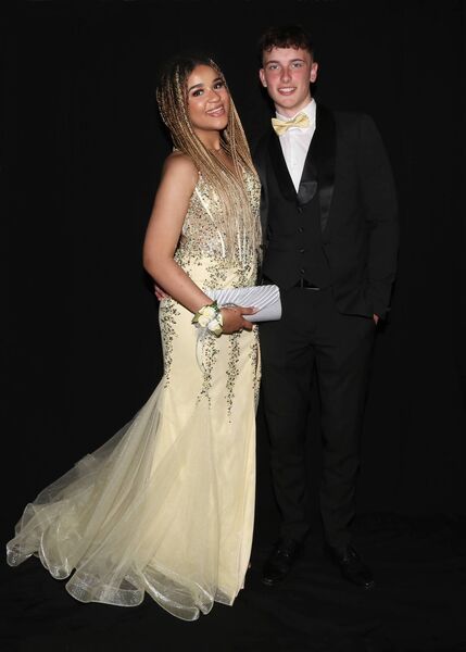 Simone Bennett and Dylan Ryder pictured at the Scoil Mhuire, Strokestown debs night. Pic. Mary Lane Simone Bennett and Dylan Ryder pictured at the Scoil Mhuire, Strokestown debs night. Pic. Mary Lane