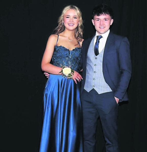Clodagh Gill and Paul Beirne pictured at the Scoil Mhuire, Strokestown debs night. Pic. Mary Lane Clodagh Gill and Paul Beirne pictured at the Scoil Mhuire, Strokestown debs night. Pic. Mary Lane