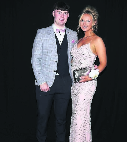 Jack Flynn and Hannah Moylan pictured at the Scoil Mhuire, Strokestown debs night. Pic. Mary Lane Jack Flynn and Hannah Moylan pictured at the Scoil Mhuire, Strokestown debs night. Pic. Mary Lane