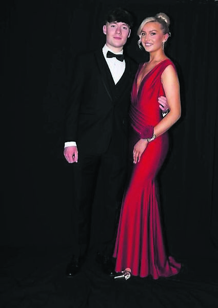 Cian Kennedy and Aine Cryan pictured at the Scoil Mhuire, Strokestown debs night. Pic. Mary Lane Cian Kennedy and Aine Cryan pictured at the Scoil Mhuire, Strokestown debs night. Pic. Mary Lane
