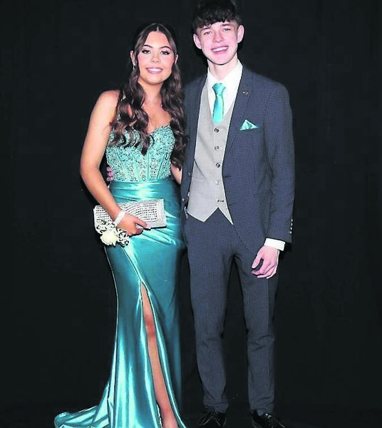 Clodagh Tighe and Christy Burke pictured at the Scoil Mhuire, Strokestown debs night. Pic. Mary Lane Clodagh Tighe and Christy Burke pictured at the Scoil Mhuire, Strokestown debs night. Pic. Mary Lane