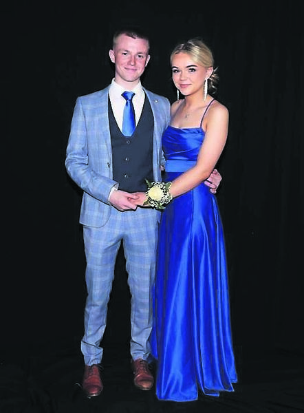 Ethan Young and Katie Fay pictured at the Scoil Mhuire, Strokestown debs night. Pic. Mary Lane Ethan Young and Katie Fay pictured at the Scoil Mhuire, Strokestown debs night. Pic. Mary Lane