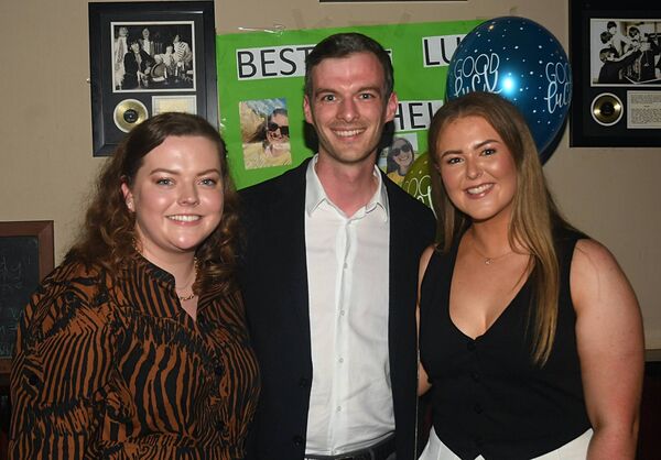 Roscommon Rose, Rachel Hastings, had her send-off party for the Rose of Tralee in the Big Apple, Ballyforan and pictured at the event were Edel Browne, Cllr Alan Harney and Cllr Emer Kelly. Pic. Gerard O’Loughlin 