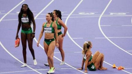 Olympics: Ireland finish fourth in 4x400m women's relay final