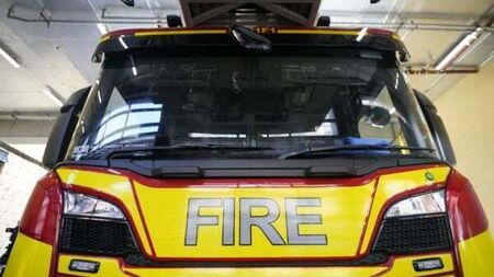 Five units of Dublin Fire Brigade battling gorse blaze in Sandyford