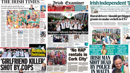 What the papers say: Tuesday's front pages
