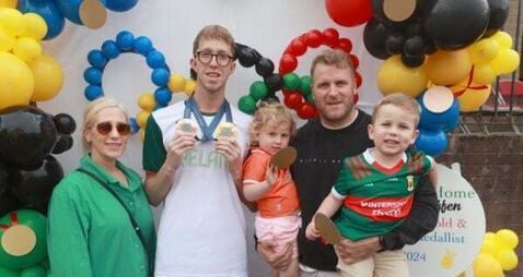 Daniel Wiffen ‘ready to party’ after Olympic homecoming