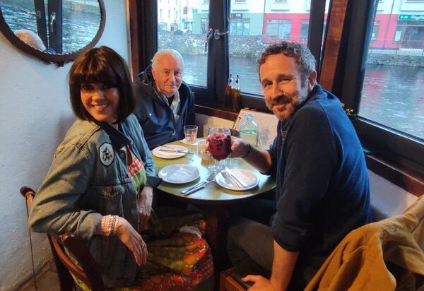 Seán O'Dowd with his son Chris and his wife Dawn out and about in Boyle. Seán O'Dowd with his son Chris and his wife Dawn out and about in Boyle.