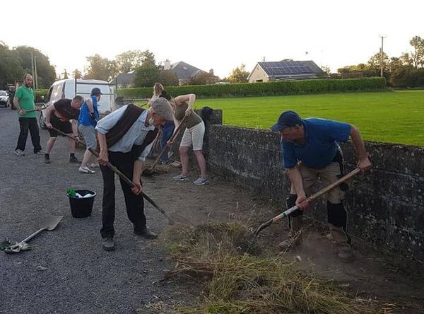 Edward John Beattie working in his local community.
