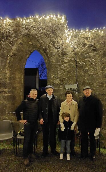 Edward John Beattie, Ballagh, Rahara, during the Christmas Lights ceremony.
