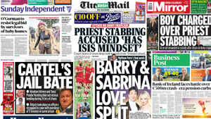 What the papers say: Sunday's front pages What the papers say: Sunday's front pages