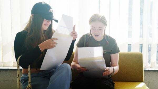 Scenes of joy and shock among Leaving Cert students
