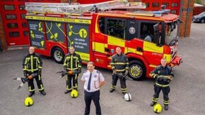 High-tech fire engine runs on treated vegetable oil High-tech fire engine runs on treated vegetable oil