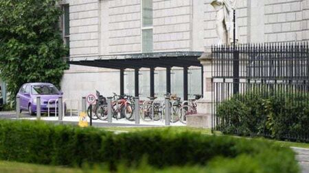 Irish public ‘rightly annoyed’ at €336,000 bike shed for Leinster House