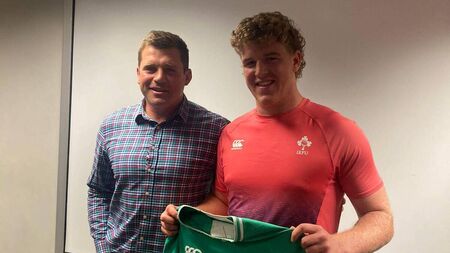 Local rugby player stars for Ireland schools’ team