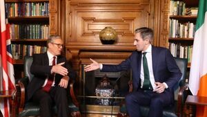 Harris and Starmer set terms for annual summit on trade and cooperation Harris and Starmer set terms for annual summit on trade and cooperation
