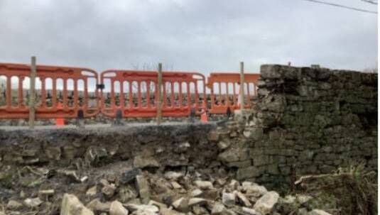 A report has identified three major defects in Castlestrange Bridge. A report has identified three major defects in Castlestrange Bridge.