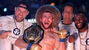 Merab Dvalishvili takes bantamweight belt from Sean O'Malley Merab Dvalishvili takes bantamweight belt from Sean O'Malley