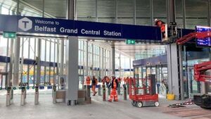 Belfast's new €400m Grand Central Station causing 'traffic chaos' Belfast's new €400m Grand Central Station causing 'traffic chaos'