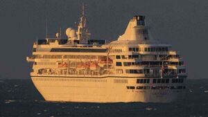 Luxury liner lingers off North coast two days after leaving harbour Luxury liner lingers off North coast two days after leaving harbour