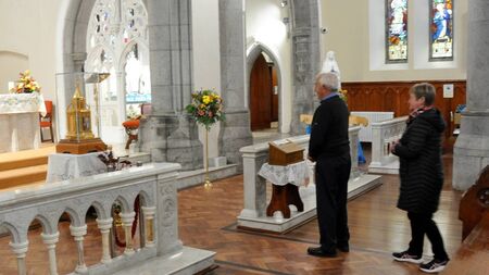 Large crowds visit relics of Saint Bernadette in Ballaghaderreen
