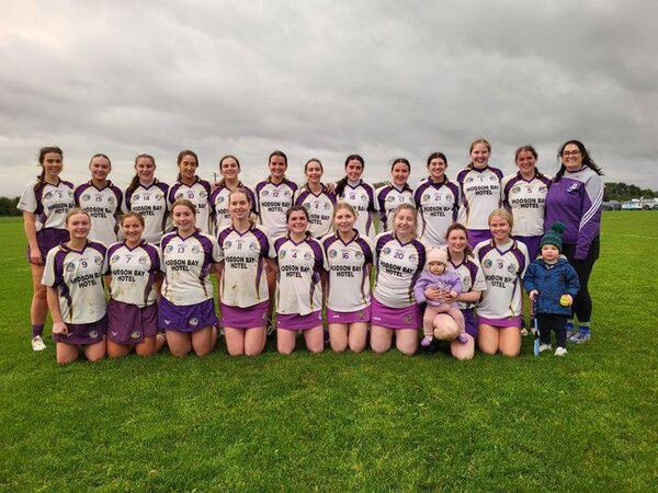 The St. Dominic's senior camogie panel that have reached their sixth county final in succession on Saturday next. 