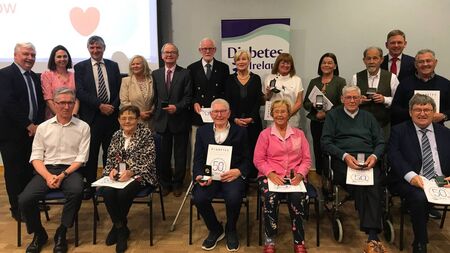 Twelve people living with diabetes honoured