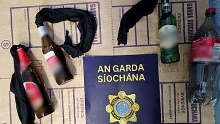 Man arrested as armed gardaí seize petrol bombs in Dublin