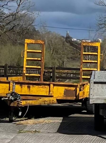 The Chieftain trailer stolen from the farm.