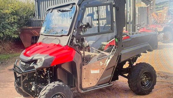The Honda UTV stolen from the farm.