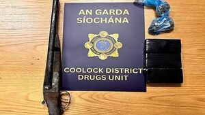 Man arrested after shotgun, €35,000 cocaine and cannabis found during search