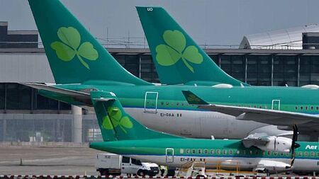 Aer Lingus reports drop in operating profits and blames pilots' strike action