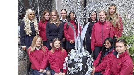 ‘Forged Friendship’ sculpture installed at County Roscommon school