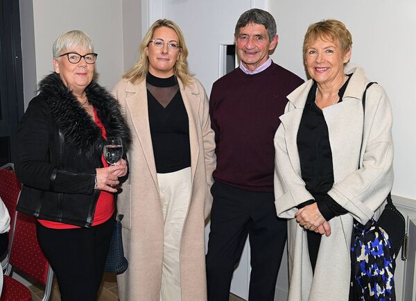 Bernie O’Farrell, Orla Fleming, P.J. Moran and Mary Cunningham, pictured at the launch of a book ‘Creggs RFC 50 Years’. Pic: Gerard O’Loughlin Bernie O’Farrell, Orla Fleming, P.J. Moran and Mary Cunningham, pictured at the launch of a book ‘Creggs RFC 50 Years’. Pic: Gerard O’Loughlin