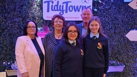 Ballintleva NS celebrates Tidy Towns success
