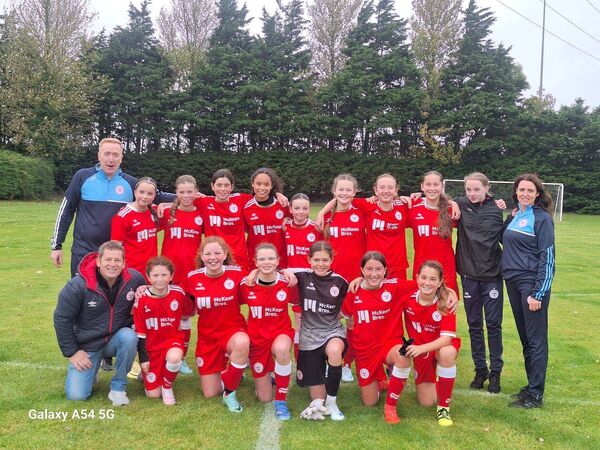 Maryam with her Skyvalley Rovers team-mates.