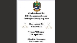 Celebration dinner to honour county hurling team’s famous 1984 win
