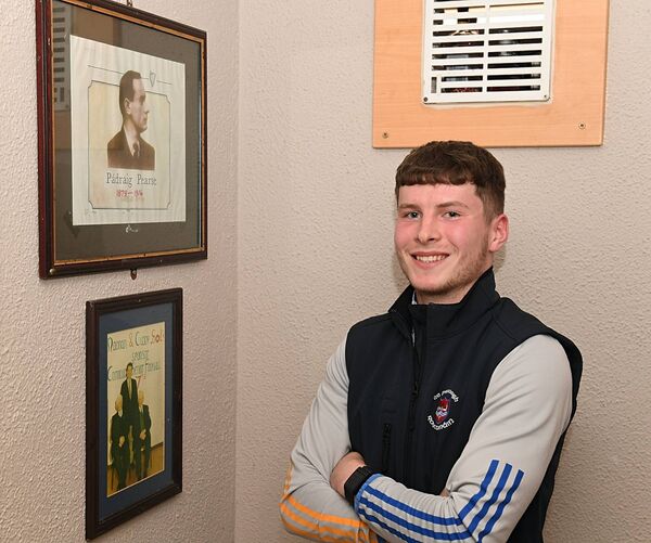 Pádraig Pearses wing back Declan Kenny has been on his team's top performers this season. Pic: Gerard O'Loughlin Pádraig Pearses wing back Declan Kenny has been on his team's top performers this season. Pic: Gerard O'Loughlin
