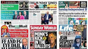 What the papers say: Sunday's front pages What the papers say: Sunday's front pages