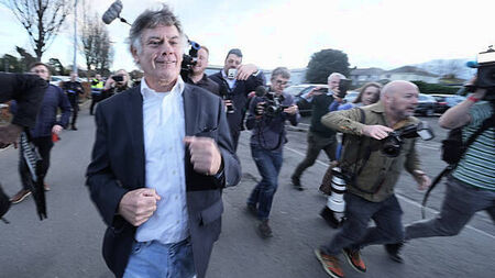 Gerard Hutch’s Dail bid ends with him running away from pandemonium at count centre