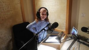 Tess (9) is the voice of Christmas advert