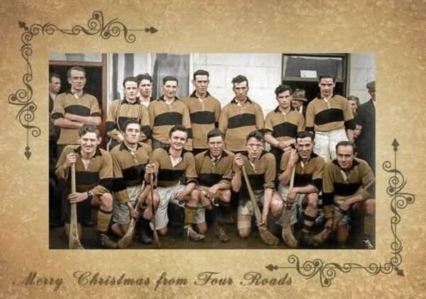 A 1948 team photograph of Four Roads. A 1948 team photograph of Four Roads.