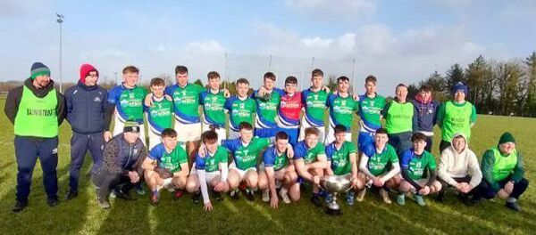 The Oran/St. Croan's U-20 football panel and management that secured Division Two championship honours in Bekan on Sunday afternoon. The Oran/St. Croan's U-20 football panel and management that secured Division Two championship honours in Bekan on Sunday afternoon.